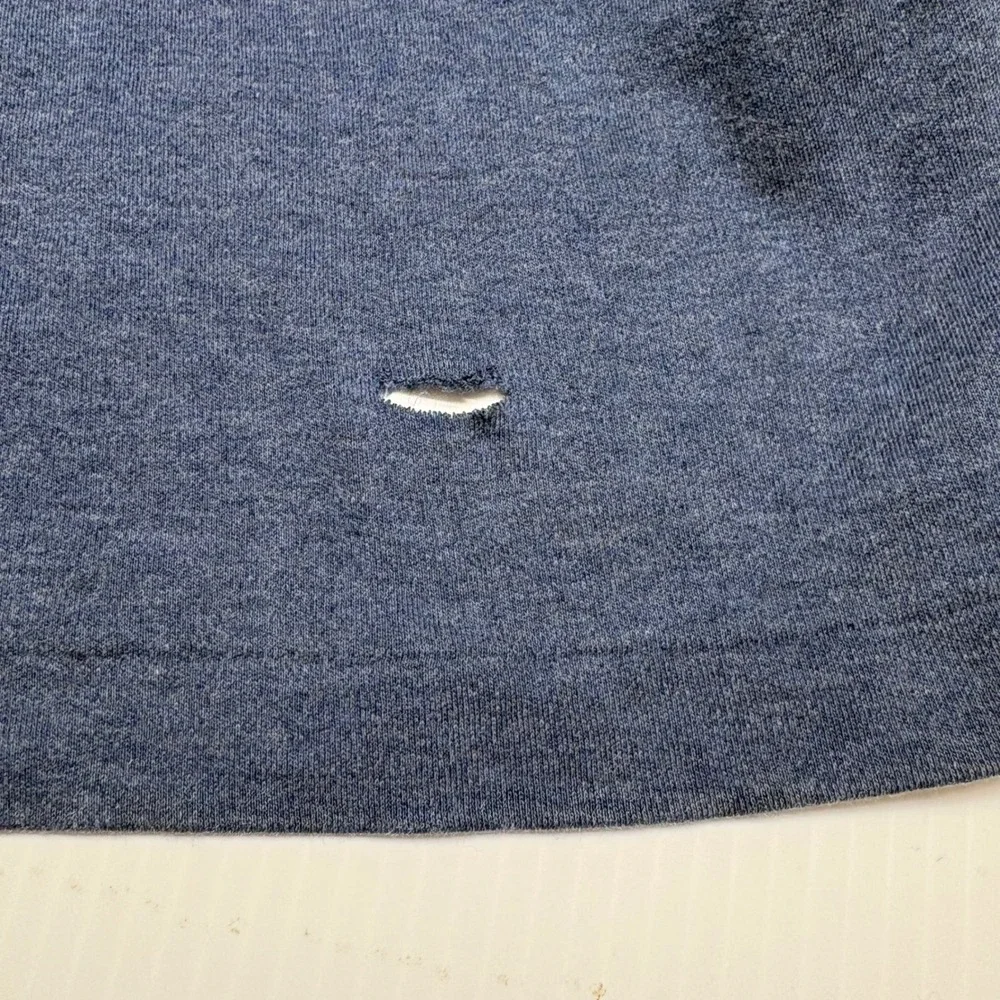 Polo Ralph Lauren Polo Shirt Mens XXL Cotton Blue‎ Short Sleeve Pony Logo FLAW